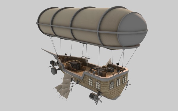 maya airship scarletts pride - Airship Scarletts Pride by Cr8g